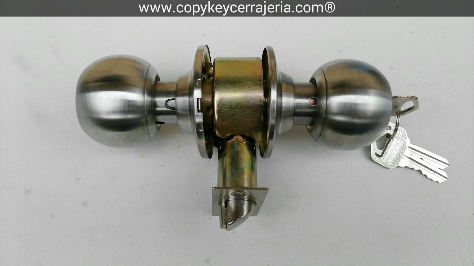 Cerradura de perilla ( boton, llave)
