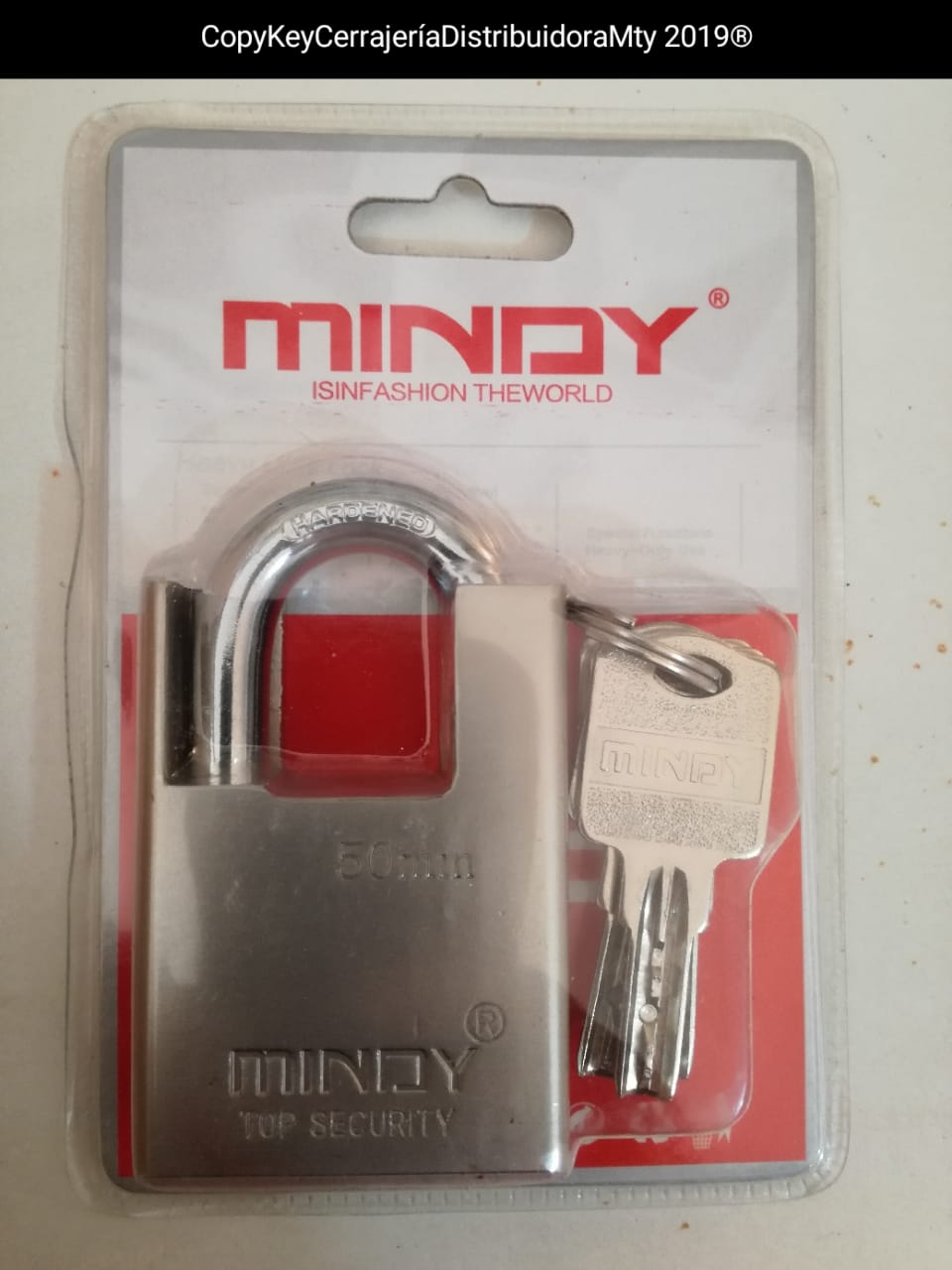 Candado de acero blindado MINDY