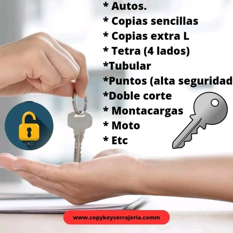 Sacamos copias de llaves de la mayoría de modelos. Sacamos copias de llaves de la mayoría de modelos.